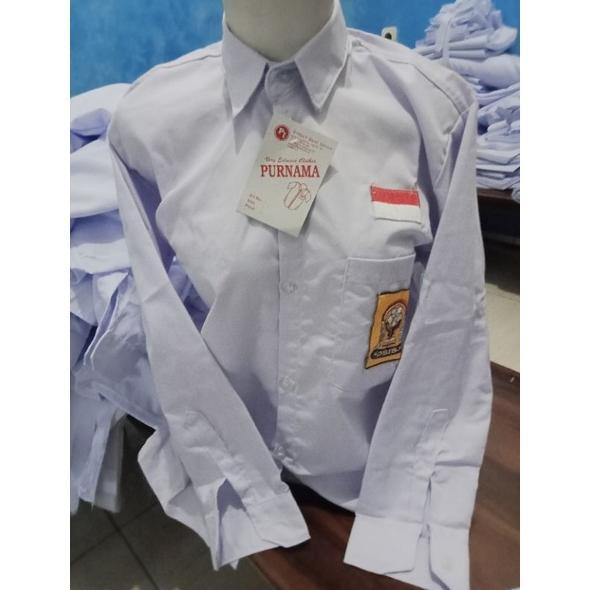 Diskon Seragam Sekolah Lengan Panjang Kemeja Putih Osfot