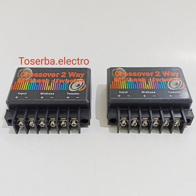 Crossover Pasif 2way speaker split Midbass Tweeter audio mobil terlaris