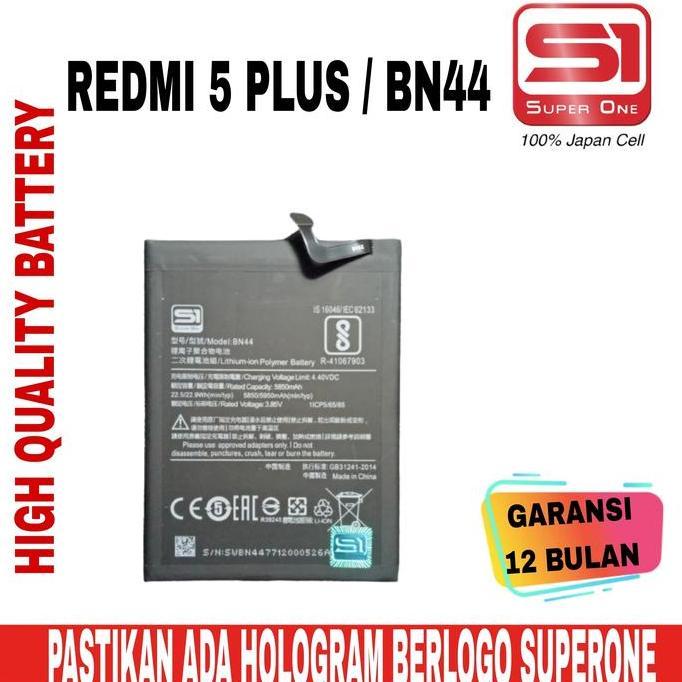 BATERAI REDMI 5 PLUS/BN44 DOUBLE POWER
