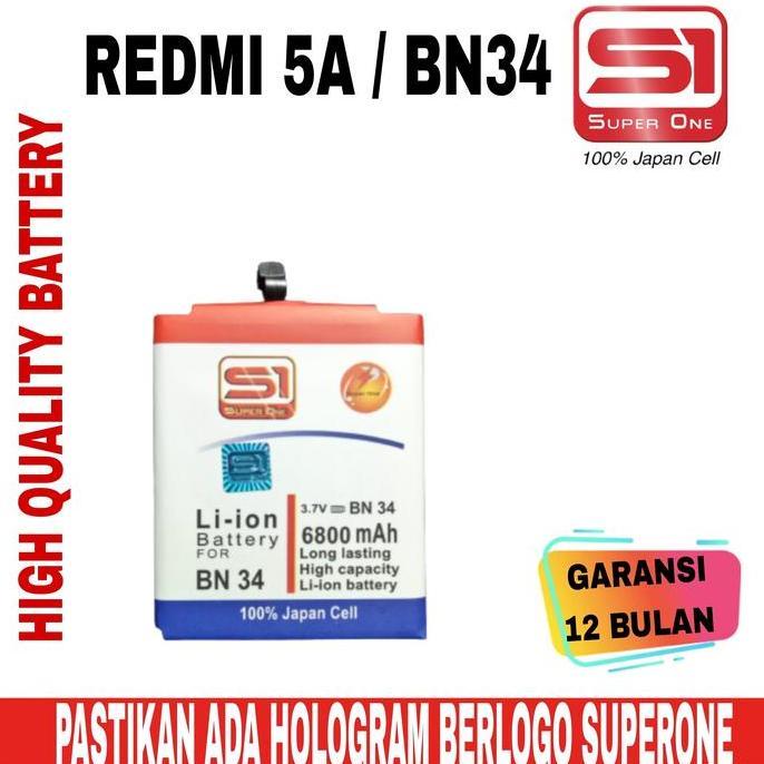 BATERAI REDMI 5A/BN34 DOUBLE POWER