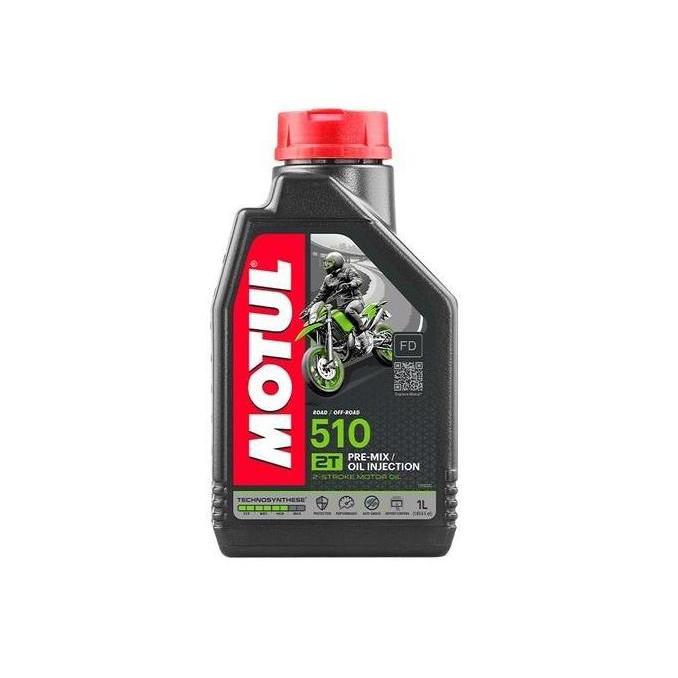 MOTUL Oli Samping Motor 2 TAK 510 2T Technosynthese 1L 100% Original Anti-Smoke & Anti-Deposit untuk