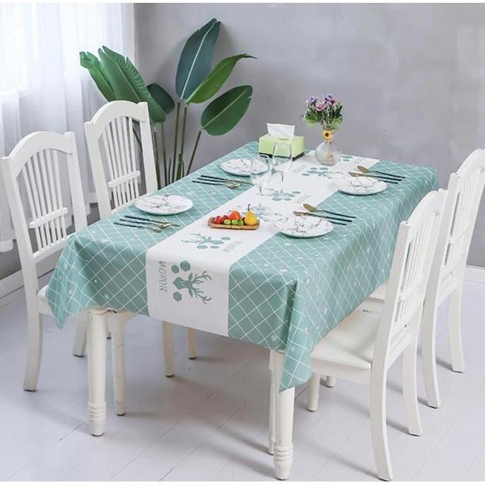 Taplak Meja Tahan Air / Kain Meja Makan / Taplak Meja Makan