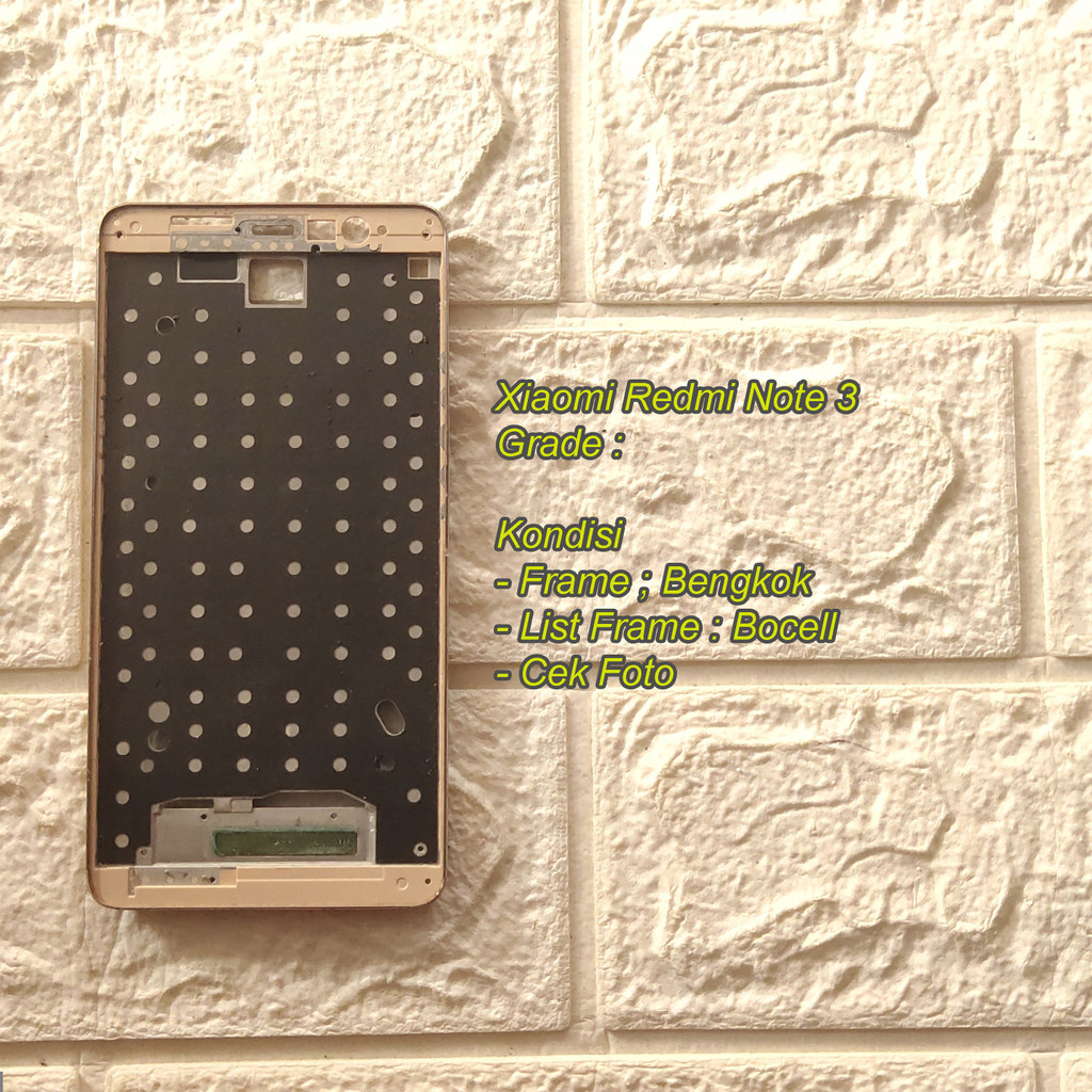 Xiaomi Redmi Note 3 Frame Tulang Tengah / Tatakan LCD Copotan