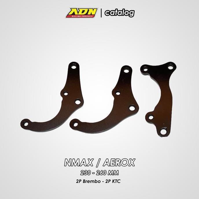 Braket Kaliper Brembo 2P 4P Nmax Aerox 230 260 Depan Belakang Diskon