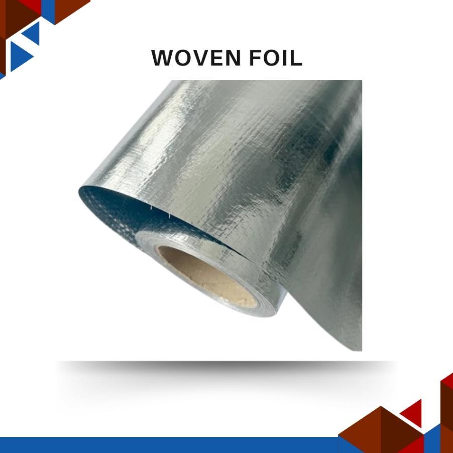 Alumunium Woven Foil | Double Side | Peredam Panas Atap