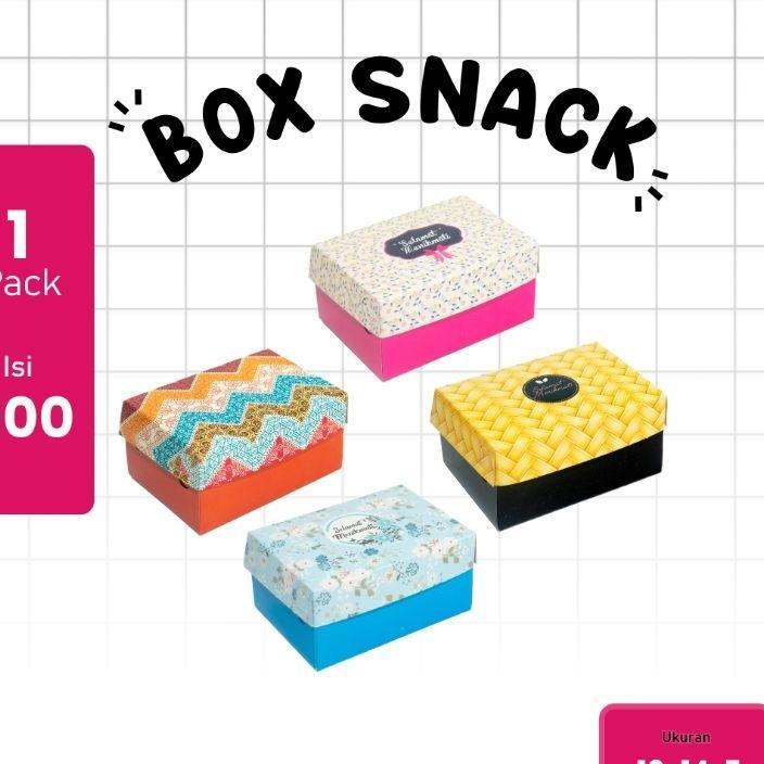 100 Pcs / 10X14 / Box Snack Cantik / Dus Kue Cantik / Box Kue / 310 Gr Aqt