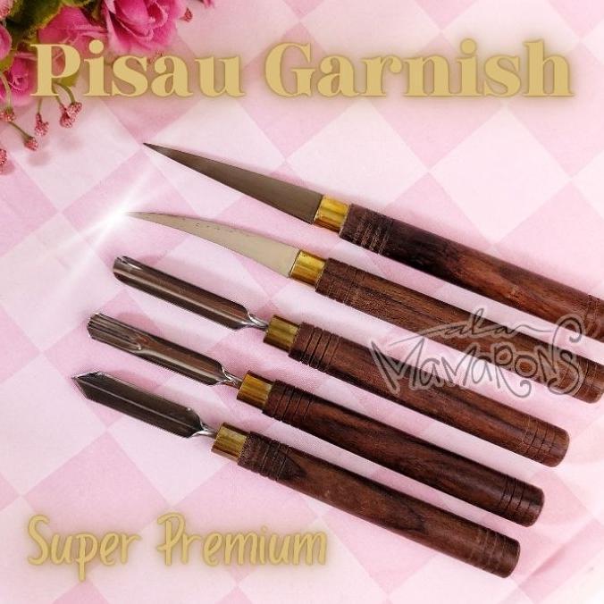 Pisau Garnish Super Premium Tajam Kuat Untuk Ukir Buah Dan Garnish Tumpeng