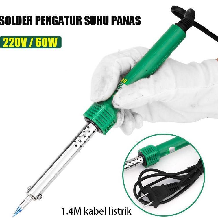 Solder Iron Daya Watt 60W Cocok Untuk Service Hp & Service Elektronika Lainnya Solder Tangan Baku So