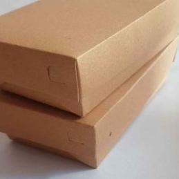 Paper Lunch Box Kraft Ukuran M Dan L Okey (20X13 & 18X11)/Kotak Snack Dan Makanan