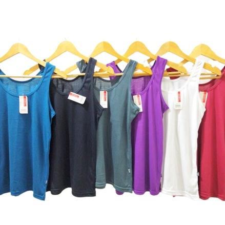 12 Pcs Tank Top Wanita Lusinan / Singlet Kaos Dalam Wanita Dewasa Exxen
