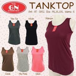 (M L Xl 3L) Grosir 12 Pcs Tank Top Wanita Lusinan Singlet Kaos Dalam Wanita Remaja Dewasa Golden Nic