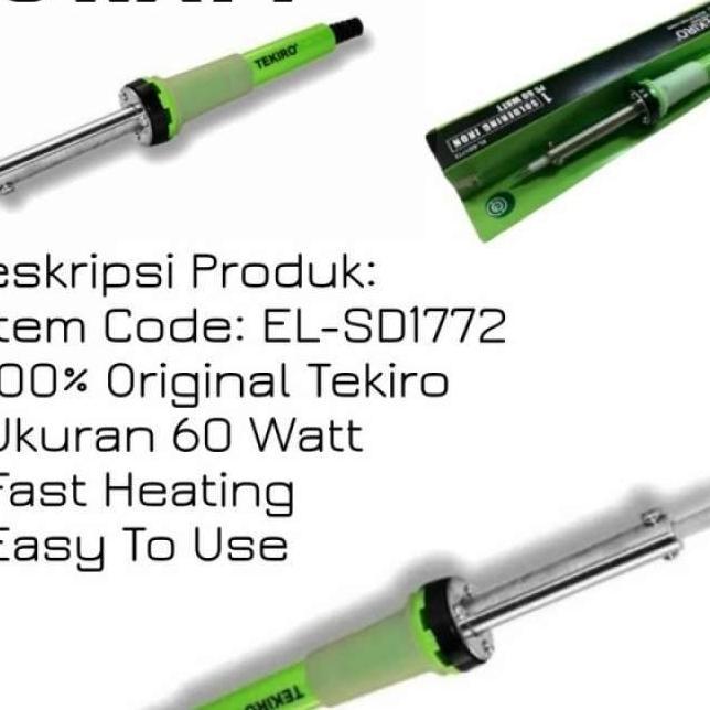 - Tekiro Solder Listrik 40 Watt, 60 Watt, 100 Watt, 200 Watt, 300 Watt, 500 Watt