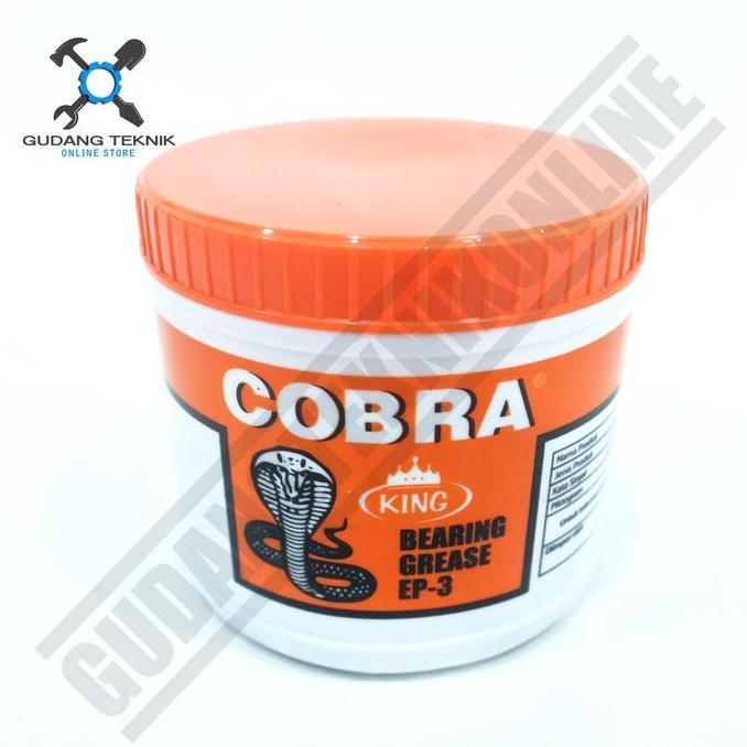 ORIZA Grease Bearing COBRA king EP3 500Gram / Stempet Grease ORANGE Gemuk COBRA EP-3 500gr