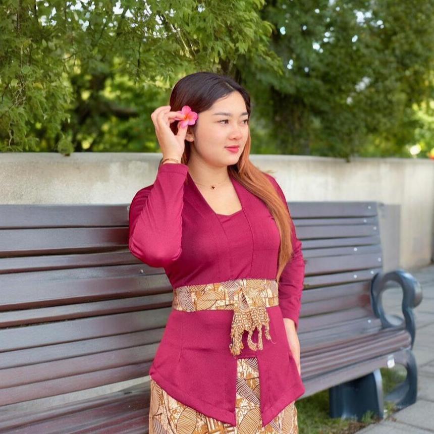 New Deals Kebaya Bali Brokat Sofia Bed Kutu Baru Atasan Tradisional Modern Melar Atasan Kutubaru Len
