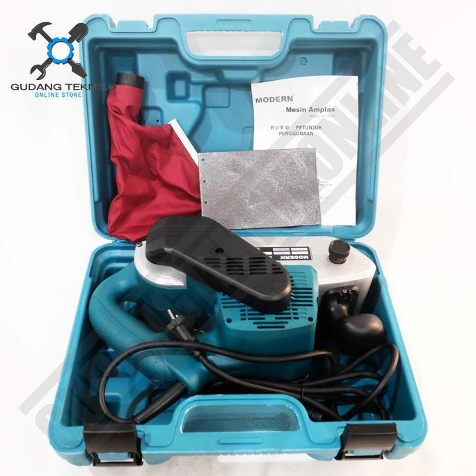 AKARA Mesin Amplas Tank Belt Sander MODERN M2561B Mesin Amplas Tank Sabuk