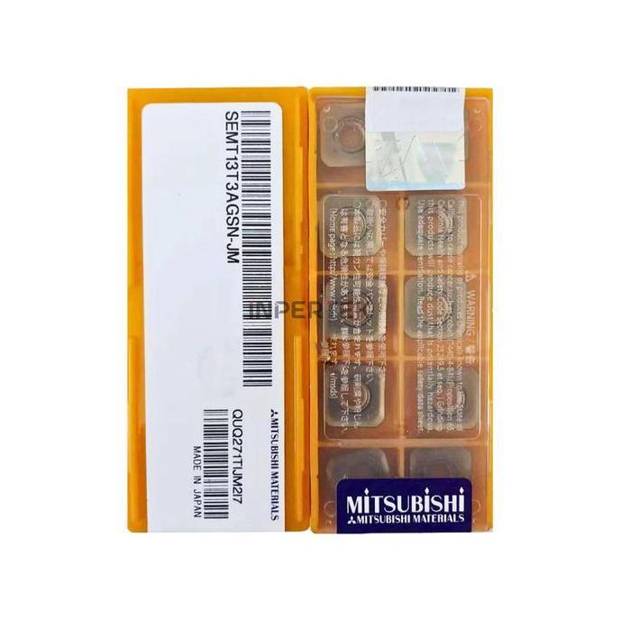 SAVAN Insert SEMT 13T3 AGSN JM MITSUBISHI ORIGINAL Pahat Milling SEMT 13 T3 Mata SEMT13T3AGSN-M