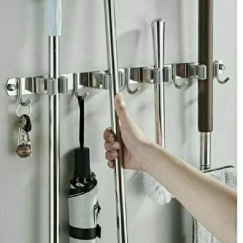 Terlaris Gantungan Sapu Pel Stainless