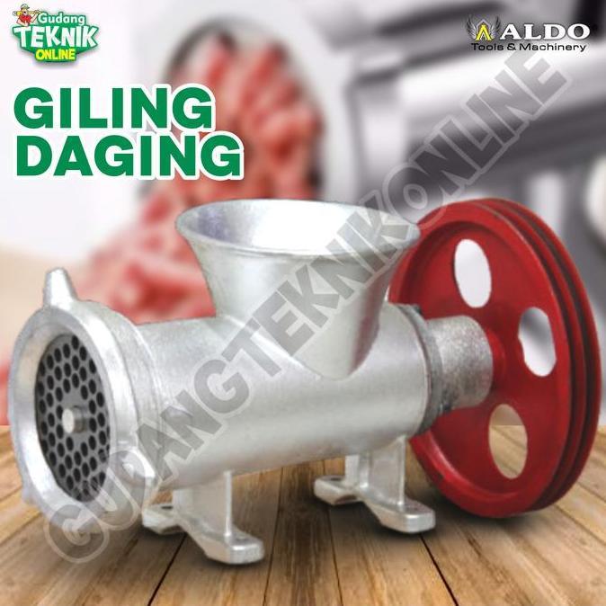 URGAN Giling Daging ALDO No42 - Gilingan Daging Doubel Dobel Bearing Pulley / Penggiling Daging ALDO