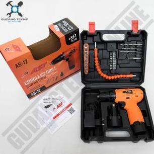 TERAR Mesin Bor Cordless AST 12V AS12 - Bor baterai 10mm AST 12 Volt AS-12