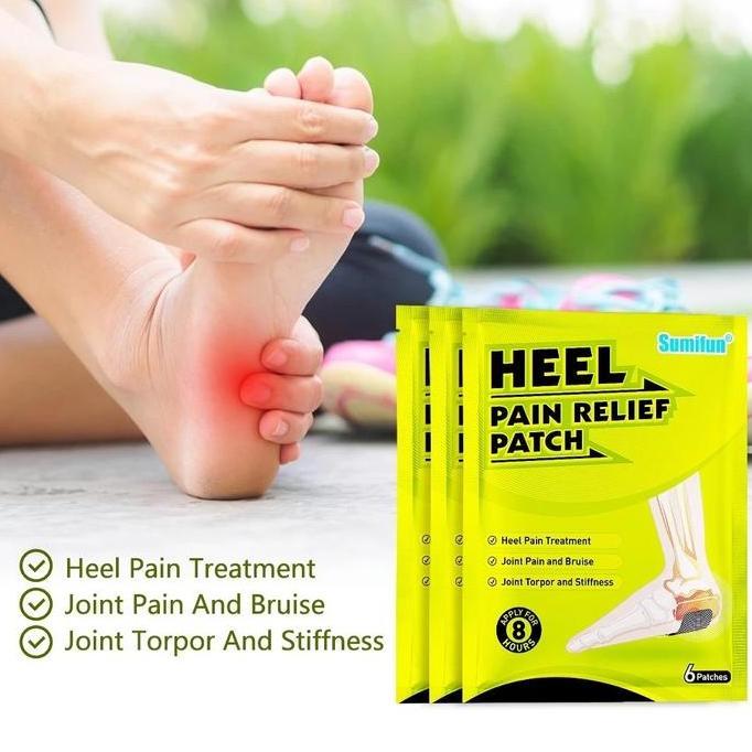 MANAZY 12pcs2 bungkusKoyo pereda sakit nyeri taji tumit tendon sakit kaki kebas keseleo bengkak leba