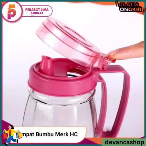 Tempat Bumbu Dapur Dan Minyak Hc/ Tempat Bumbu Hc/ Tempat Bumbu Dapur 1 Set 4 Pcs / Tempat Bumbu Mer