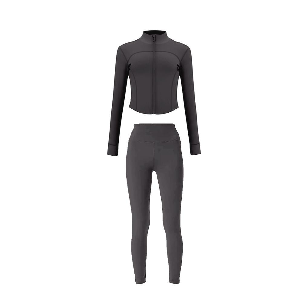 Discount V3 - Setelan Jaket Olahraga Wanita Setelan Baju Zumba Setelan Jaket Gym Baju Olahraga Polos