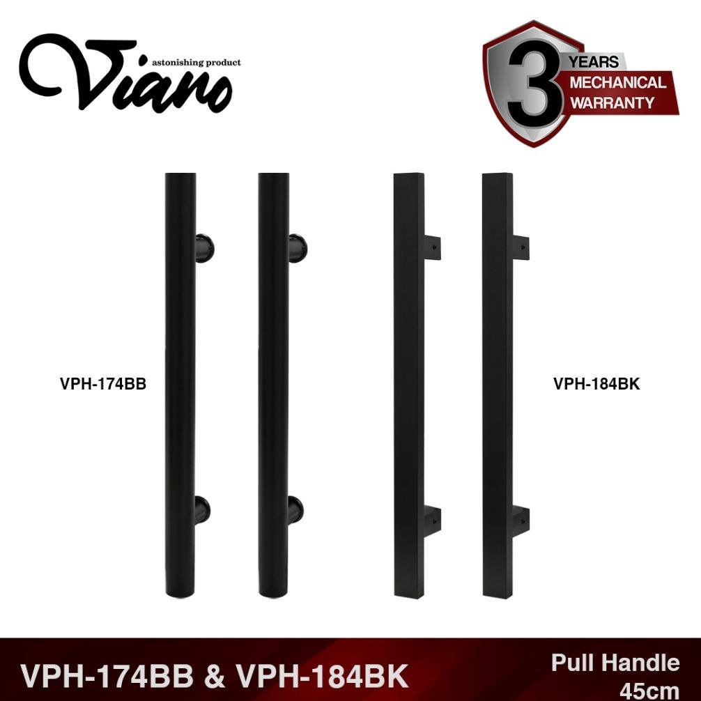 (Terbaru) Pull Handle Gagang Tarikan Pintu Rumah BLACK 45 CM STAINLESS Viano ( By Nobleza ) (Terlari