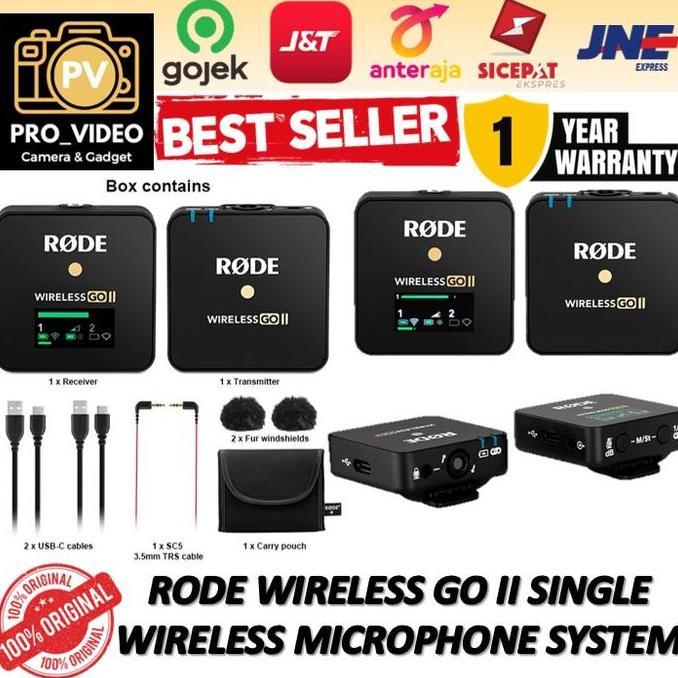 TERLARIS RODE WIRELESS GO II SINGLE WIRELESS MICROPHONE SYSTEM