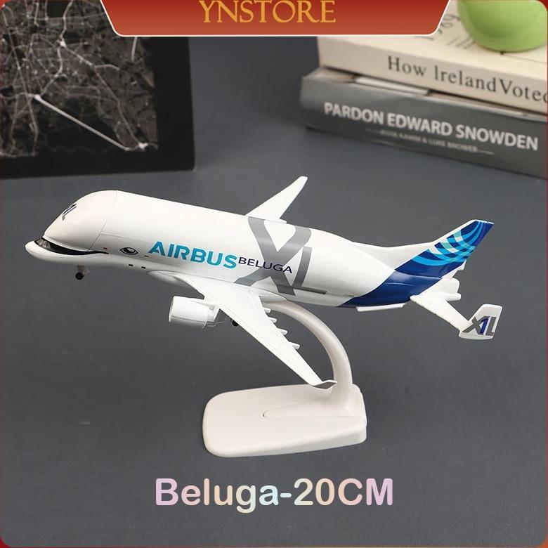FAST DELIVERY 20CM Diecast Pesawat Beluga XL Diecast Pesawat Besi Diecast Pesawat Terbang Beluga Mai
