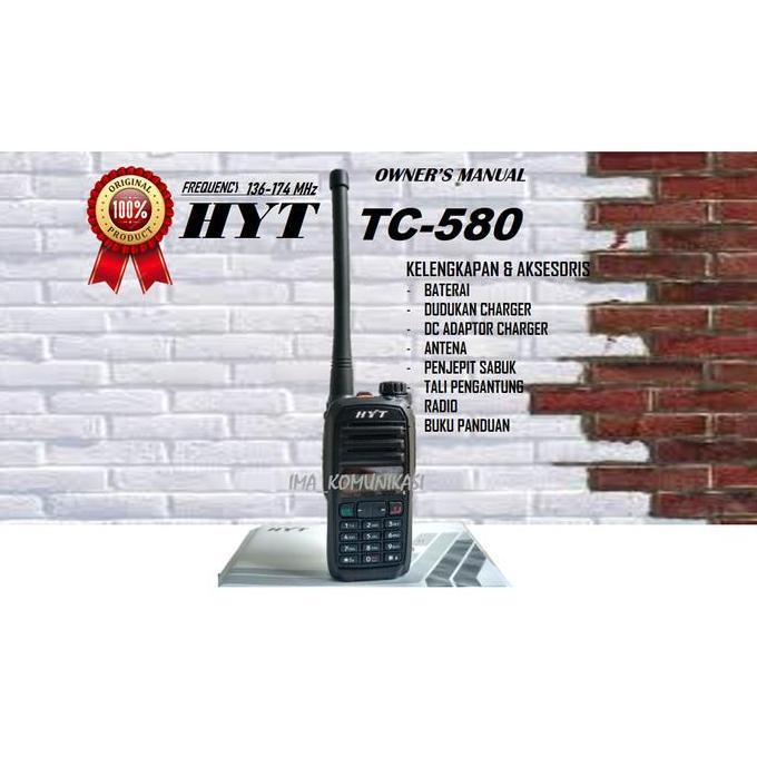 TERLARIS HT HYT TC-580 VHF : 136-174MHZ