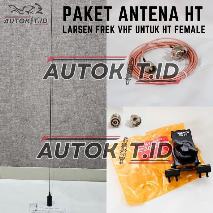 TERLARIS PAKET ANTENA LARSEN UNTUK HT FREK VHF PAKET LARSEN MOBIL HT