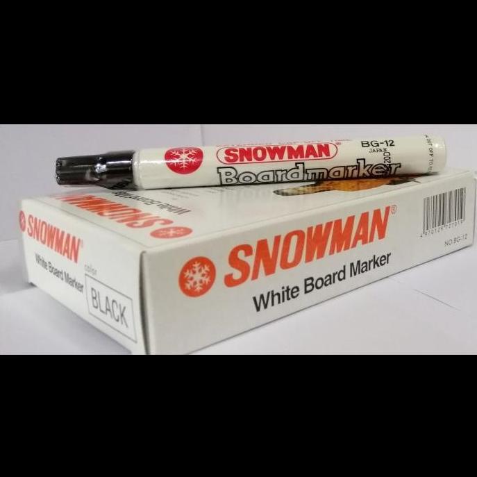 NEW SPIDOL SNOWMAN BG-12 WHITEBOARD - 1 LUSIN ORI