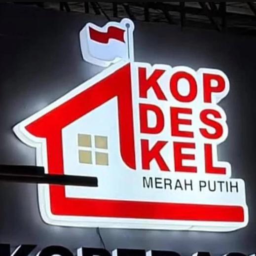 Diskon Neon Box Koperasi Merah Putih Akrikik Galvanis Led Awet Custom Ukuran | Neon Box Led Kopdeske