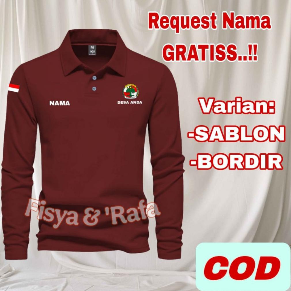 Diskon Terbaru Kaos Koperasi Merah Putih Kaos Polo Koperasi Merah Putih Kaos Kerah Ksp Gratis Nama D