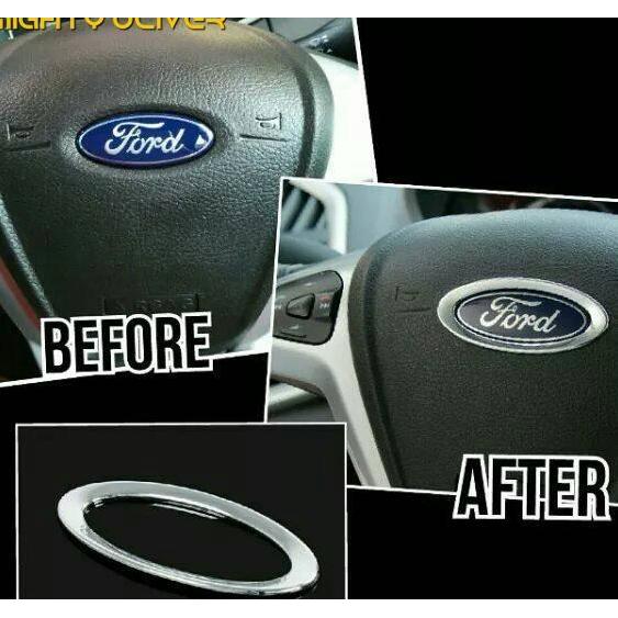 Bingkai Logo Setir Ford Ecosport Ford Focus Ford Escape Ford Fiesta