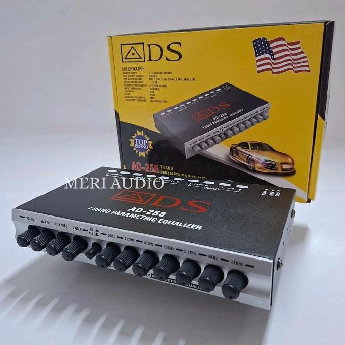 Pream Parametrik ADS AD 258 Parametrik Equalizer Audio Sound System ADS AD 258
