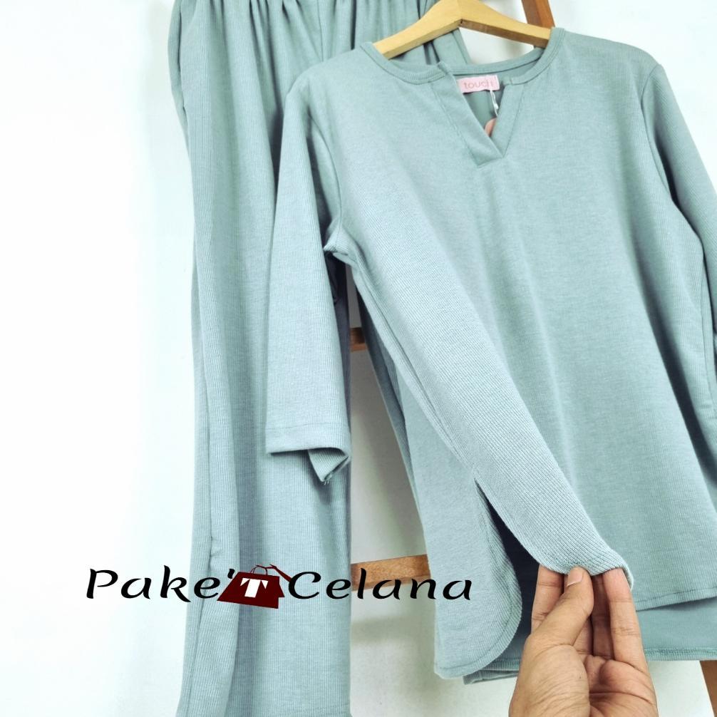 Diskont Setelan Wanita Terbaru 2026 One Set Misty Knit Premium Import Ld 130 Xxl  Jumbo Bb 80 Kg Kek