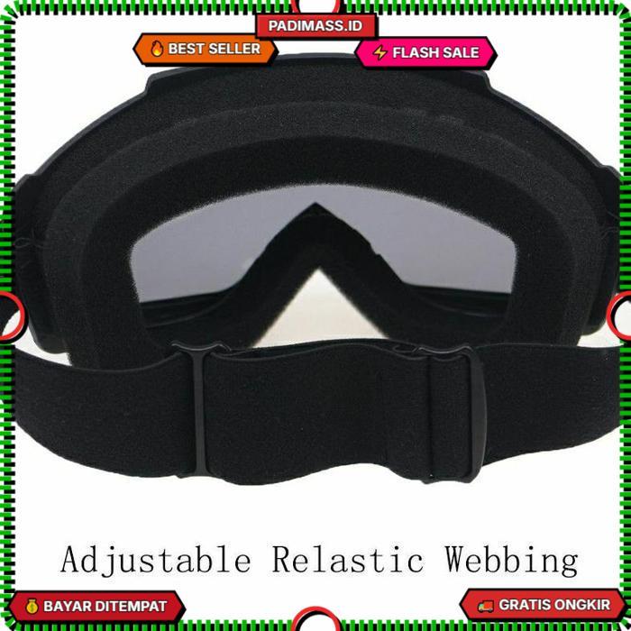 Original Taffsport Bollfo Kacamata Motor Cross Gm Retro Anti Glare Windproof Stok Ready Banyak