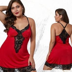 Berkualitas { Myreseller } Baju Dinas Big Size Jumbo New Edition Lingerie Hot Sexy Mid Transparan Mo