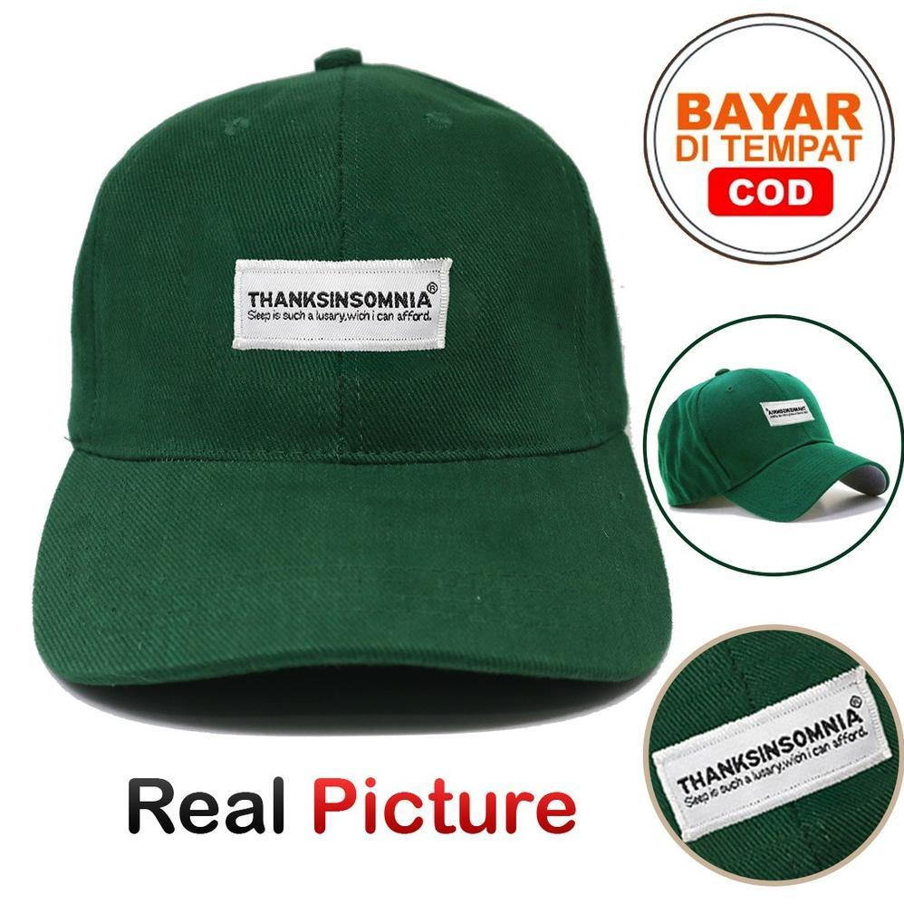 TERLARIS Topi Baseball Distro Bordir Gaya Korea Pria Wanita Thanksinsomnia / Topi distro terbaru tha