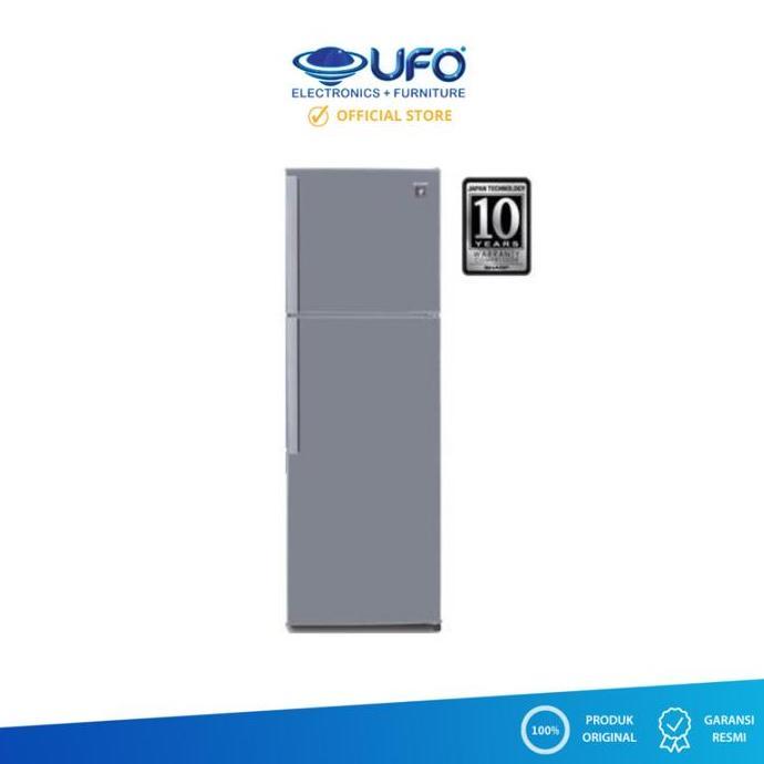 Sharp Kulkas 2 Pintu Plasmacluster SJ-450GP-SD