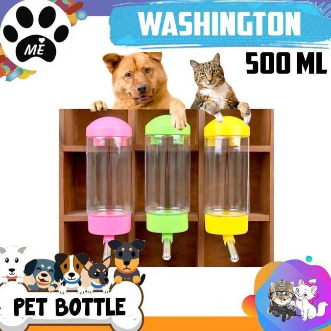 Pet Food Water Dispenser Set Tempat Makan Minum Gantung Kandang Anjing Kucing Anabul - Tempat Makan 