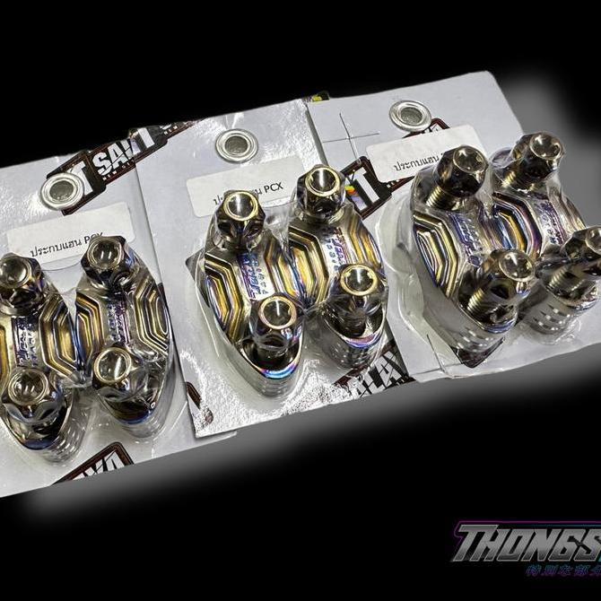 KLEMAN STANG PCX NMAX TITANIUM IT SALAYA FULL BAUT