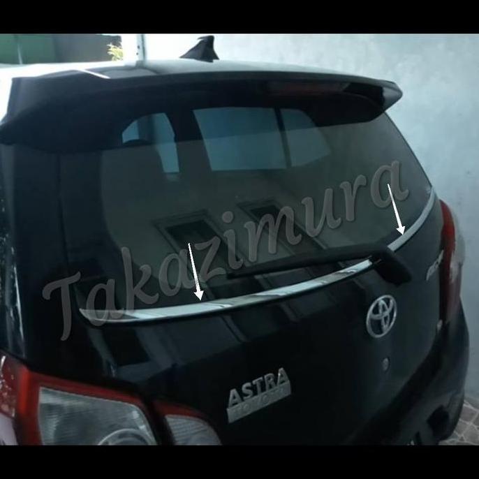 Lis list pintu kaca belakang mobil new Ayla