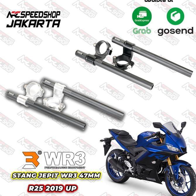 Stang Clip On / Stang Jepit WR3 47mm Yamaha R25 New
