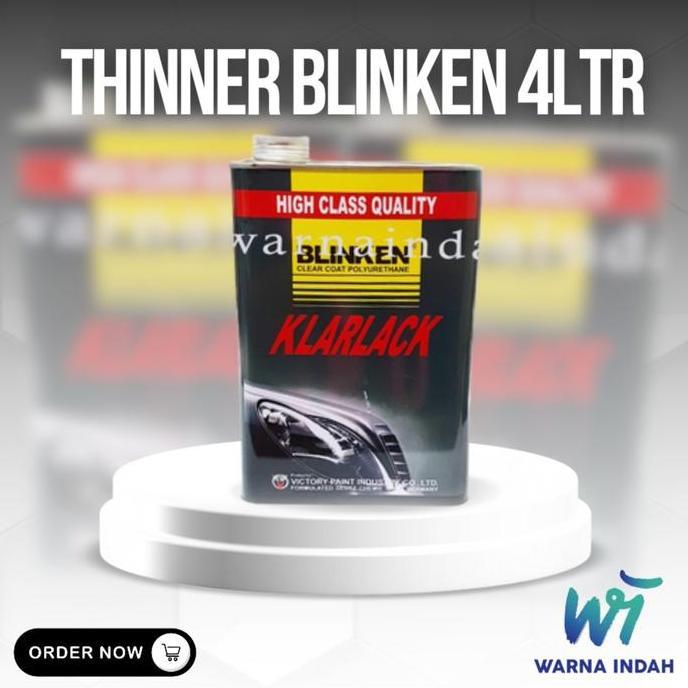 THINNER BLINKEN BC 30 4 LITER, PENGENCER CLEAR COAT DAN CAT KENDARAAN PROMO