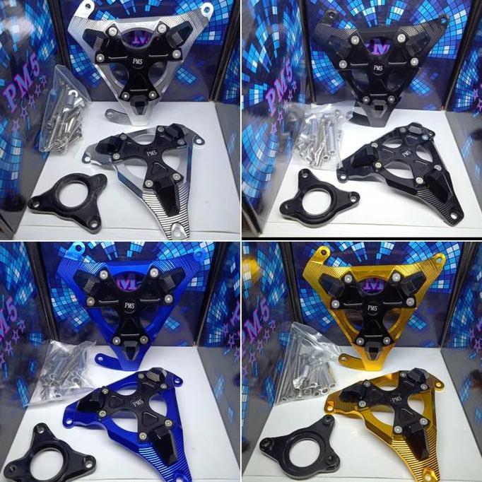 Cover tutup mesin variasi cnc Yamaha R15 Vixion Xabre Mx king
