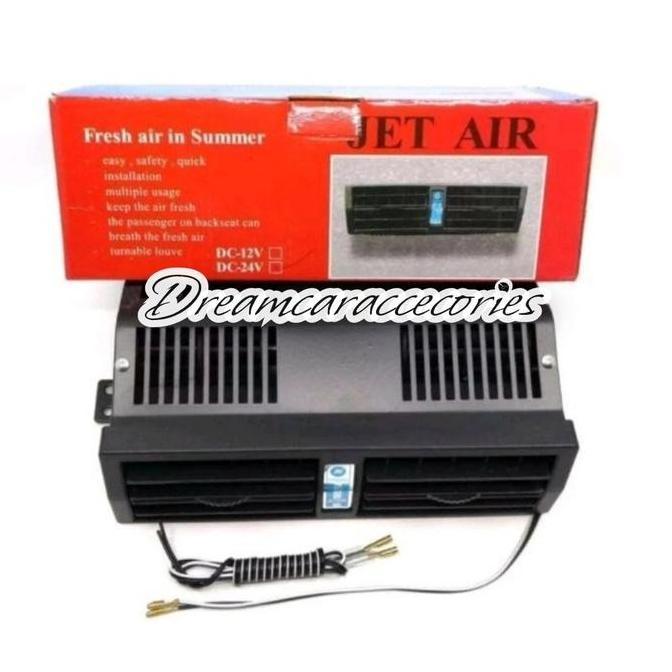 KIPAS ANGIN MODEL KISI KISI AC MOBIL/ JET AIR / KIPAS ANGIN TENGAH 12V DAN 24 VOLT SPESIAL
