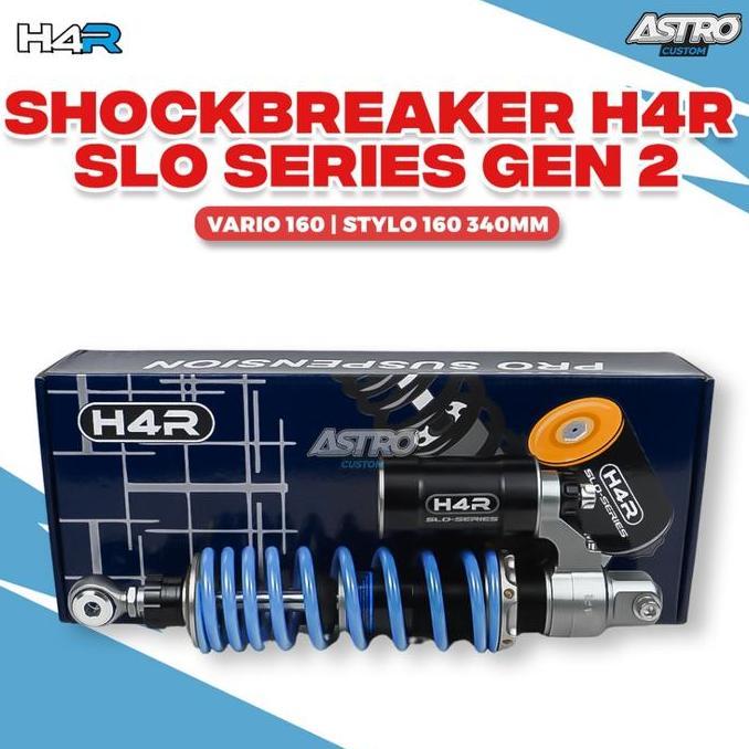 Shockbreaker H4R Slo Series Gen 2 Vario 160 Stylo 160 X-mooth 340MM Shock Tabung Bawah Astrocustom
