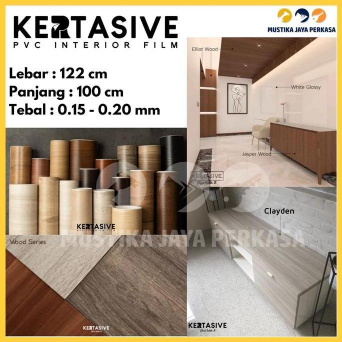 Kertasive Steel Series Decosheet Sticker Pvc Interior Film Murah